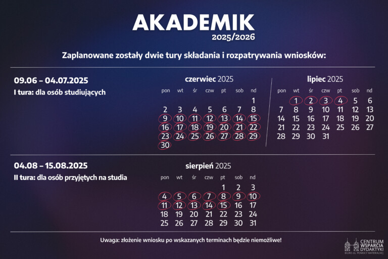 Kalendarz rok akademicki uw 3